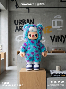 Rebel Bear Furry <span class=keywords><strong>Monster</strong></span> 1000% Big Figure Statuetta da Collezione Art Toy |   Enorme Bambola Mostro Originale IP Imbottita da 27,6 Pollici, Regalo - Product Image 4