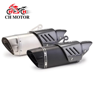 Silenciador de Escape Universal para Motocicleta CHMotor de 51 mm para KTM RC 125 250 390 para YAMAHA R6 R3 Ninja <span class=keywords><strong>Z</strong></span> <span class=keywords><strong>400</strong></span> 250 Z900 ZX6R - Product Image 1