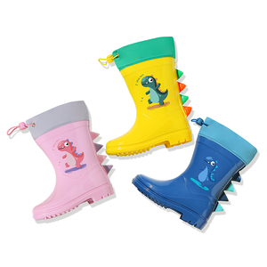 Bottes <span class=keywords><strong>de</strong></span> <span class=keywords><strong>pluie</strong></span> <span class=keywords><strong>de</strong></span> dinosaures pour enfants, douces et confortables, essentielles pour le camping en plein air Vente en gros - Product Image 1