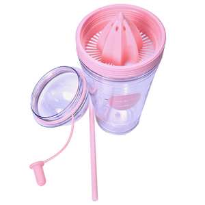 Tazze da viaggio in plastica trasparente di alta qualità in plastica ecologica paglia formato formato personalizzato <span class=keywords><strong>limone</strong></span> americano bere tazze succo feste <span class=keywords><strong>acqua</strong></span> - Product Image 2