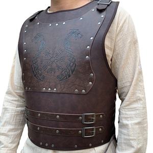Steampunk femmes Vintage hommes chevalier armures médiéval <span class=keywords><strong>Pirate</strong></span> Costume pour adulte médiéval Cosplay accessoires - Product Image 1
