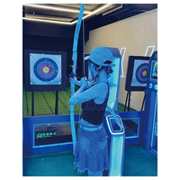 Jeu de tir à l'arc interactif en réalité augmentée pour aire de jeux intérieure, cible mobile, divertissement dans les salles de sport intérieures FEC