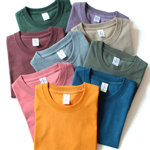 T-shirt pour hommes, vierge, brodé, 220 coton, sans couture, professionnel, collection été, 100% grammes - Product Image 2