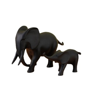 Nuova Statuetta Artistica in Resina di Madre e Figlio <span class=keywords><strong>Elefante</strong></span>, Ornamento Decorativo da Collezione per Casa, Ufficio e Soggiorno - Product Image 5