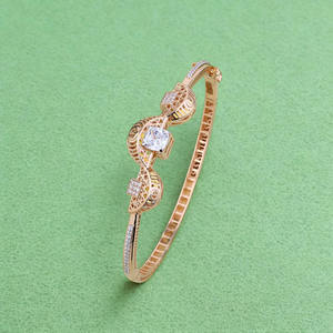 Bracelet de luxe en or et diamants avec pierres précieuses en cristal, bijoux fins pour femmes, cadeau élégant pour anniversaire de mariage - Product Image 4
