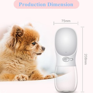 Toptan 300ml 550ml taşınabilir plastik seyahat dağıtıcı fabrikada otomatik sıcak yürüyüş köpek su şişeleri için geri dönüştürülebilir - Product Image 5