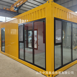 Casa Contenedor de Dos Pisos, Diseño Industrial Rectangular para Uso Comercial - Product Image 4