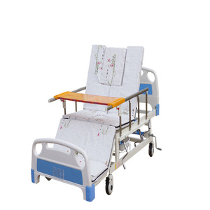 Hengfukang Hospital <b>Bed</b> 200cm White With <b>Side</b> <b>Rails</b> And Tray For Patient Care - Product Image 2