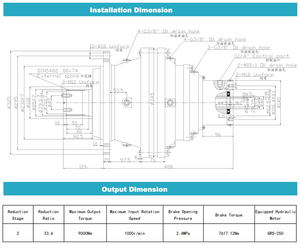 ชุดเกียร์ลดความเร็วแบบหนอนสำหรับงานทางทะเล - Product Image 6