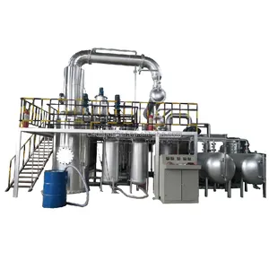 Waste Black Motor Engine Oil Recycling Base Oil and Diesel Small Scale Distillation Plant