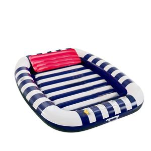 Bleu gonflable piscine chaise longue flotteur grand lit <span class=keywords><strong>de</strong></span> bronzage pour adultes enfants en plein air soleil <span class=keywords><strong>bain</strong></span> flottant radeau oreiller eau - Product Image 2