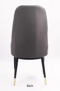 Hot Bán Đồ Nội Thất Nhà Phòng Ăn Ghế Nhà Hàng Giá Rẻ Giá Ăn Tối Kim Loại Khung Thép Ghế Nhung Ding Ghế Với Chân Vàng - Product Image 2