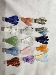 Figura de Ángel de Amatista Natural Tallada a Mano, Estatua de Cristal Curativa para Reiki, Meditación, Decoración del Hogar, Regalo - Product Image 3