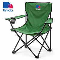 Chaise de camping pliante personnalisable avec logo pour pique-nique en plein air, vente en gros, légère, pliable, pour pêche et activités de plein air