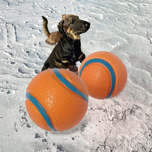 Juguete de Baloncesto de Goma Ecológico y Duradero para Mascotas, Juguete Sonoro para Perros, para Masticar, Entrenar, Interactivo, para Aliviar el Estrés, para Perros Medianos y Grandes - Product Image 3