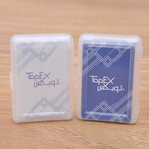 Biểu Tượng Tùy Chỉnh 100% Không Thấm Nước Colorfast Bền Poker Nhà Sản Xuất Nhựa Chơi Thẻ Với Hộp - Product Image 1