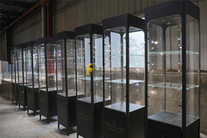 Vitrine de boutique de luxe avec lumière LED Cabinet Diamond Jewelry Wall Display for Shop Interior Design Fitting - Product Image 2