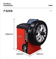 Machine d'équilibrage des pneus pour atelier de réparation automobile 2024, équilibreuse universelle pour pneus de 26 pouces, CE