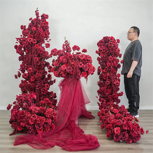 Wedding Decoration <b>Artificial</b> Flower background high quality silk Floral Arrangement Party Decor - Product Image 1