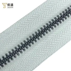 धातु ज़िप नायलॉन कस्टम Zippers रंगीन सिलाई दर्जी सीवर के लिए अदृश्य Zippers पैंट पतलून