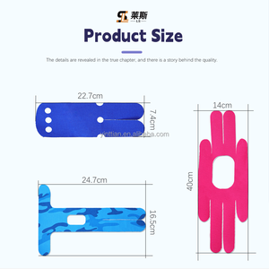 Cinta de kinesiología precortada personalizada BLD para rodillas - Product Image 2
