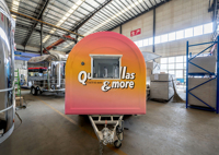 Remorque alimentaire de concession la plus populaire remorques de chariot de café remorque remorquable de nourriture à vendre