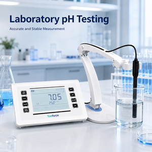 Yonforcce <span class=keywords><strong>pH</strong></span>-mètre de bureau multi-paramètres, précision 0,01, écran LCD, test de qualité de l'<span class=keywords><strong>eau</strong></span> en laboratoire, conductivité - Product Image 2
