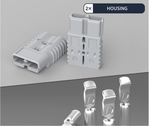 AP-350 350A 2/0 AWG Koper 1p Batterijvoedingsconnector 12V Snelkoppeling Stekker Lier Bedradingset voor Camper - Product Image 5