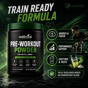 Explosive Energy OEM - Polvo Pre-Entrenamiento con Sabor Personalizado para Energía, Concentración y Fuerza Muscular - Product Image 2
