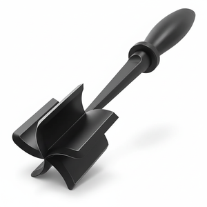 Hachoir à viande haut de gamme à 5 lames courbes, résistant à la chaleur et antiadhésif, idéal pour le bœuf haché et les hamburgers – Vente Flash - Product Image 2