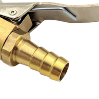 Connecteur de valve de pneu, clip de verrouillage, embout de pompe à air, 6 mm, 8 mm, gonfleur de pneu portable, embout de gonflage de pneu en laiton