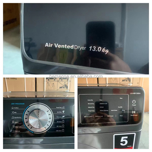 Smart Home Applicanes 13KGS Automatic Dryer for Household Use Silver Stainless Steel Front Loading Front Loading Washing - Product Image 3