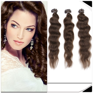 Les extensions de cheveux K.SWIGS Premium Double Drawn Virgin Hair U-tip & K-tip sont fabriquées avec des cheveux humains vierges bruts de qualité supérieure. - Product Image 1