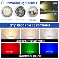 Lampe murale en aluminium ip65 noir gris haut et bas 12v lampe de porche lampes murales d'extérieur support lumière pour jardin paysage