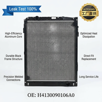 Radiateur de camion en aluminium durable pour Foton Auman GTL EST ETX Series, moteur Cummins ISG, certifié IATF16949, vente directe usine mondiale