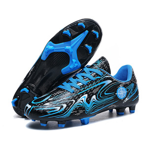Chaussures de football pour garçons, tige synthétique, doublure en mesh, semelle extérieure en caoutchouc, semelle intermédiaire en EVA, pour entraînement et matchs en plein air au printemps - Product Image 5