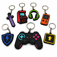 Porte-clés promotionnels en PVC avec logo personnalisé, porte-clés en caoutchouc souple, vente en gros, cadeaux publicitaires, en vrac, OEM, directement de l'usine, faible MOQ