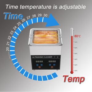 Nettoyeur à ultrasons <span class=keywords><strong>pour</strong></span> <span class=keywords><strong>bijoux</strong></span>, petites pièces dentaires, avec réservoir de 2L, <span class=keywords><strong>pour</strong></span> manucure et lunettes - Product Image 4