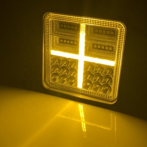 Ámbar amarillo Cruz <span class=keywords><strong>de</strong></span> Ojos <span class=keywords><strong>de</strong></span> Ángel Off Road LED 48W <span class=keywords><strong>luz</strong></span> <span class=keywords><strong>de</strong></span> trabajo con DRL <span class=keywords><strong>de</strong></span> modo <span class=keywords><strong>de</strong></span> flash 177W <span class=keywords><strong>Faro</strong></span> <span class=keywords><strong>de</strong></span> conducción <span class=keywords><strong>luz</strong></span> - Product Image 1