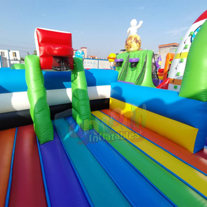 Parque de atracciones inflable gigante de calidad comercial para exteriores, centro de juegos temático para niños. - Product Image 5