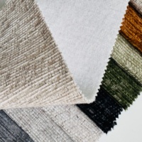 Tissu d'ameublement en chenille dobby jacquard 100 % polyester, prix d'usine, en stock, pour canapés et fauteuils modernes