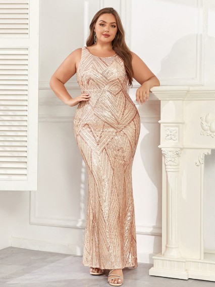 Rose Gold Evening Gowns - Elegant & Luxurious Fashion