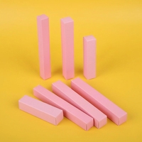 Boîtes d'emballage cosmétiques roses personnalisées à étiquette privée pour rouge à lèvres, brillant à lèvres, cils, boîte d'emballage pour cils