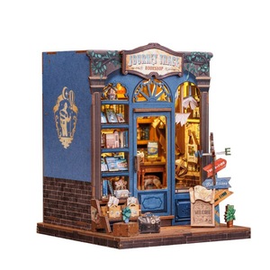 Sujetalibros Creativo de <span class=keywords><strong>Casa</strong></span> en Miniatura DIY, Decoración Artesanal para Estantería, Regalo Único para Amantes de los Libros, Adorno para Escritorio de Oficina en <span class=keywords><strong>Casa</strong></span> - Product Image 2