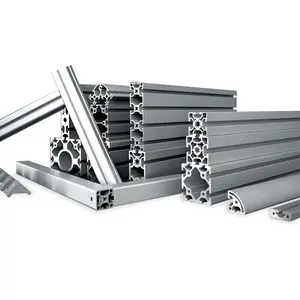 Perfil de aleación de aluminio 60120, marco de aluminio personalizado de extrusión, personalizado