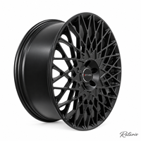 Velg Tempa Gaya Jaring Kisi, Desain Jari-jari Mesh Halus, Roda Monoblock Ringan untuk Modifikasi Mobil Penumpang Kelas Atas