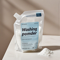 Sac d'emballage personnalisé imprimé de 1,5 L 2L en plastique laminé pour savon lessive en poudre recharge de liquide détergent à lessive pochette à bec verseur debout