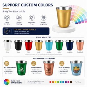 Taza Térmica Personalizada con Logotipo, 80 ml, 160 ml, 250 ml, Taza de Café de Acero Inoxidable 304 de Doble Pared, Taza de Café Espresso Italiana - Product Image 5