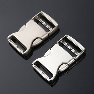 Hebilla deslizante de aleación ajustable para mochila, accesorios para bolso de hombro, plateado, negro, duradero - Product Image 3