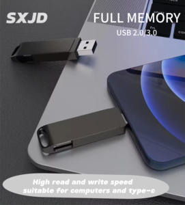 Custom Label OTG USB <strong>3</strong>.0 Flash Drive Type C 128Gb 64Gb 32Gb 16Gb 8Gb 4Gb Capacities Custom Logo 2.0 Flash <strong>Memory</strong> USB C <strong>Stick</strong> - Product Image 5